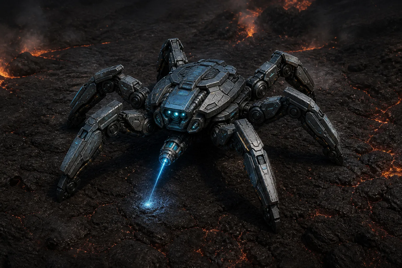 Концепт шагающего юнита ARM Spider