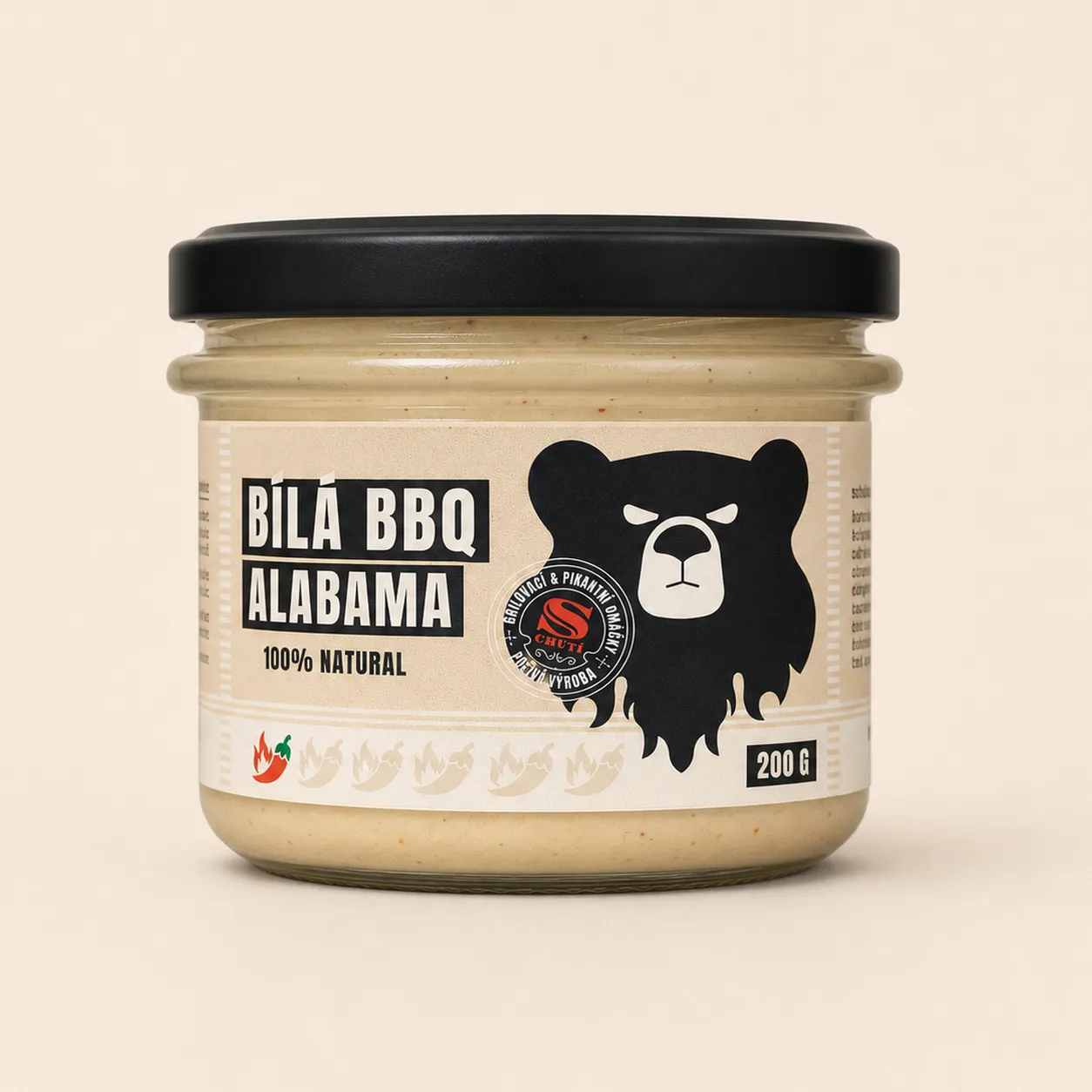 Белый соус BBQ Alabama в студийной продуктовой сцене