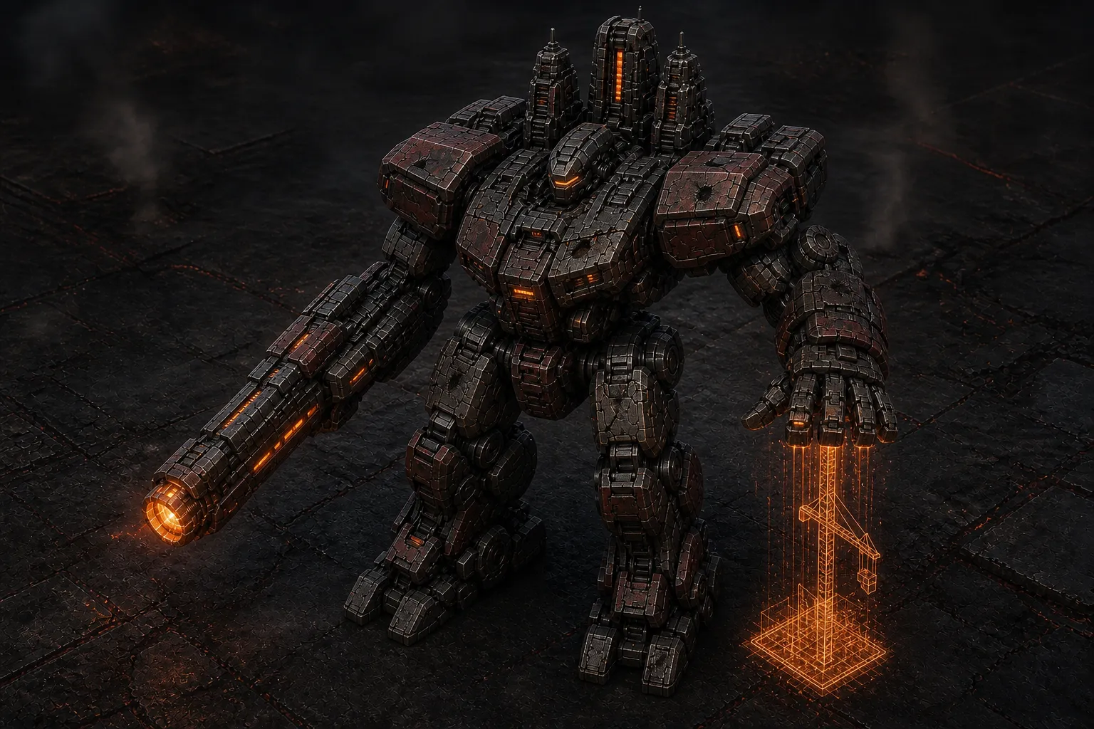 Концепт тяжёлого робота Core Commander