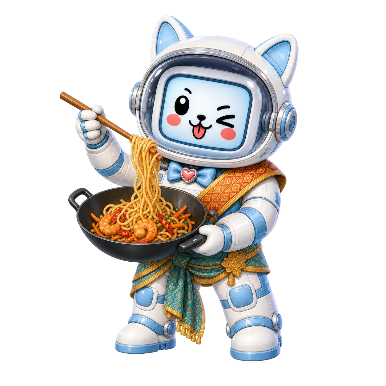 Catbot QRKO в азиатском мире вок